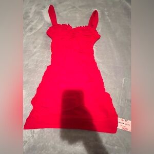 SHEIN Red Bodycon Dress